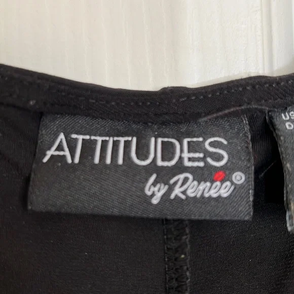 💜ATTITUDES by Renee black maxi dress - Picture 2 of 6